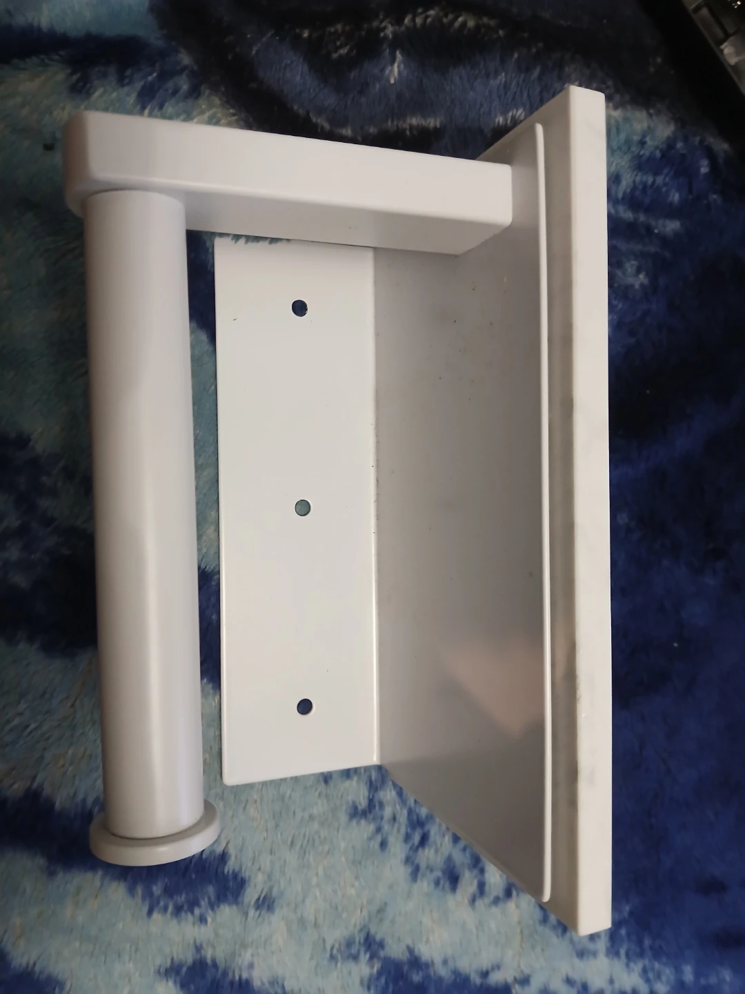 White Wall Mount Toilet Paper Holder - photo 2