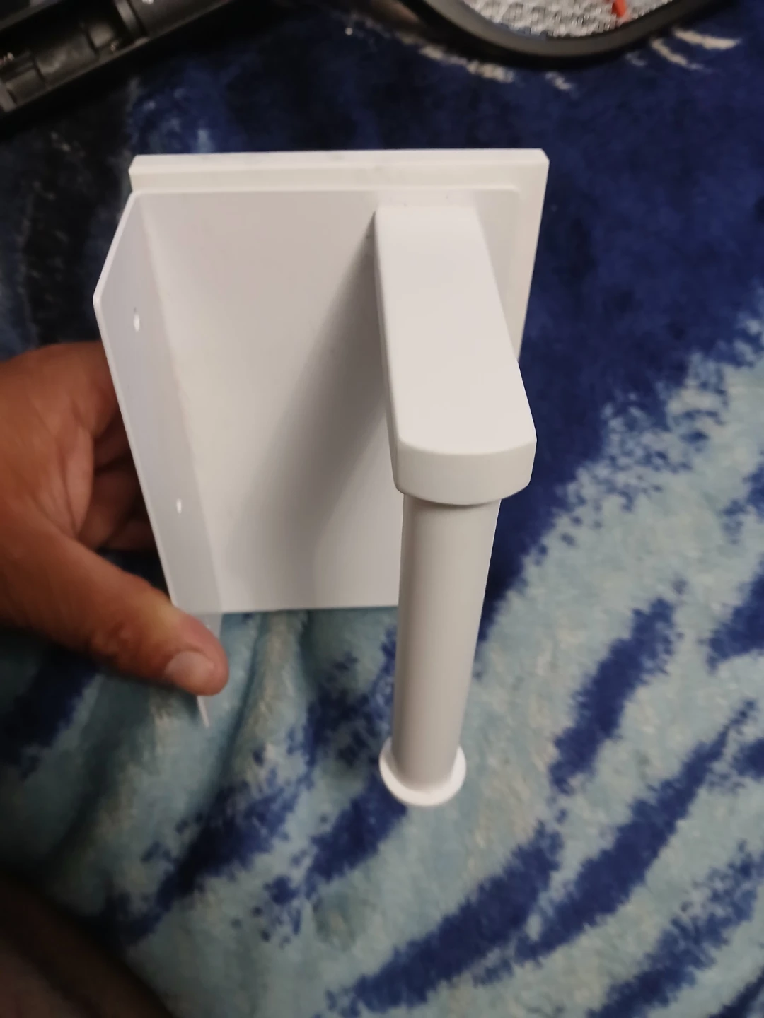 White Wall Mount Toilet Paper Holder - photo 3