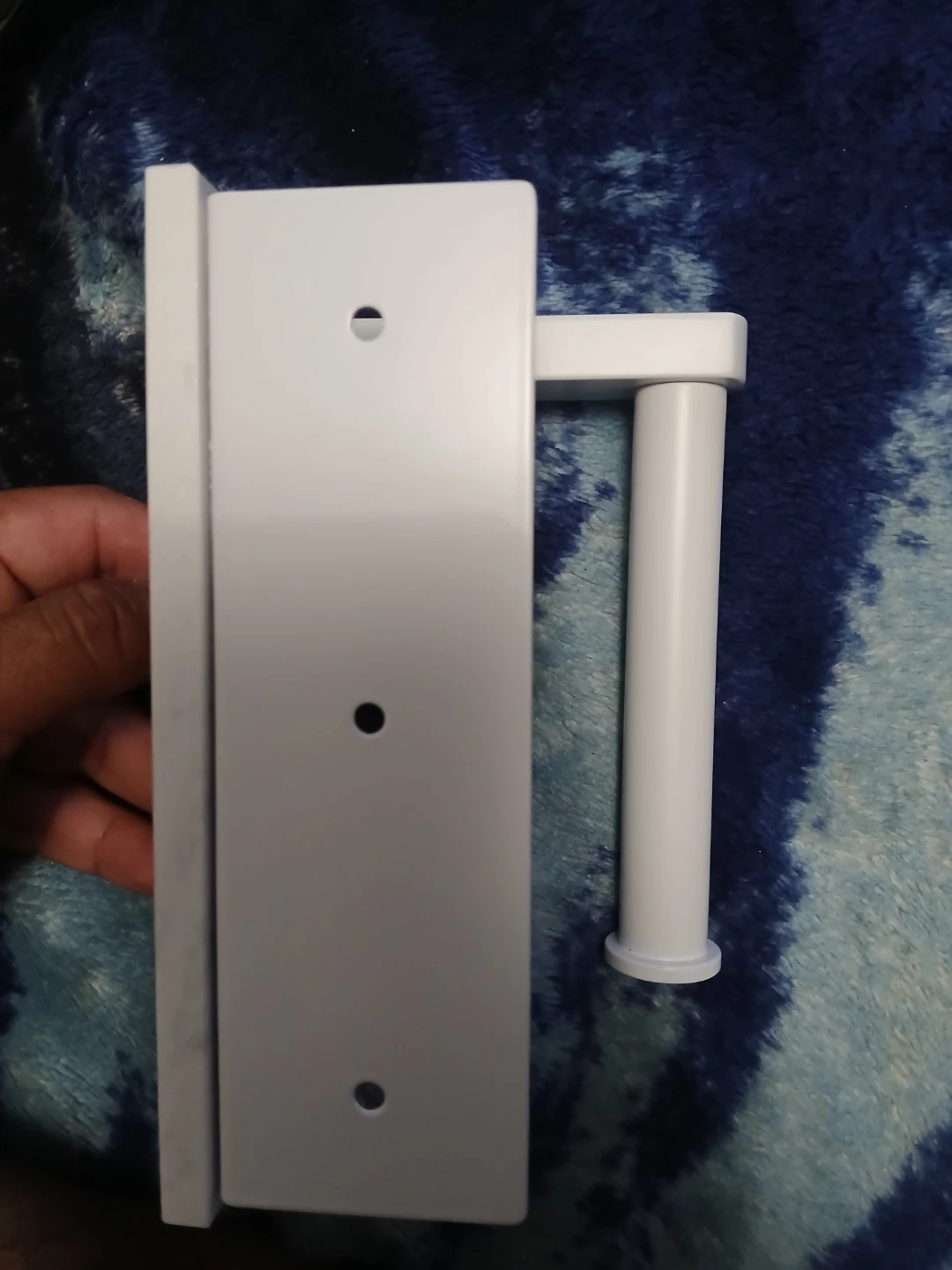 White Wall Mount Toilet Paper Holder - photo 4