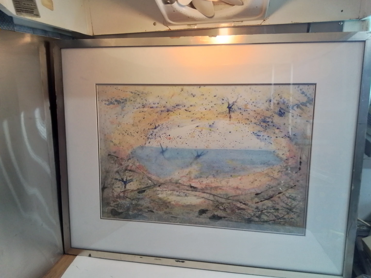 Original Lorraine Atkins Abstract Watercolor Painting
