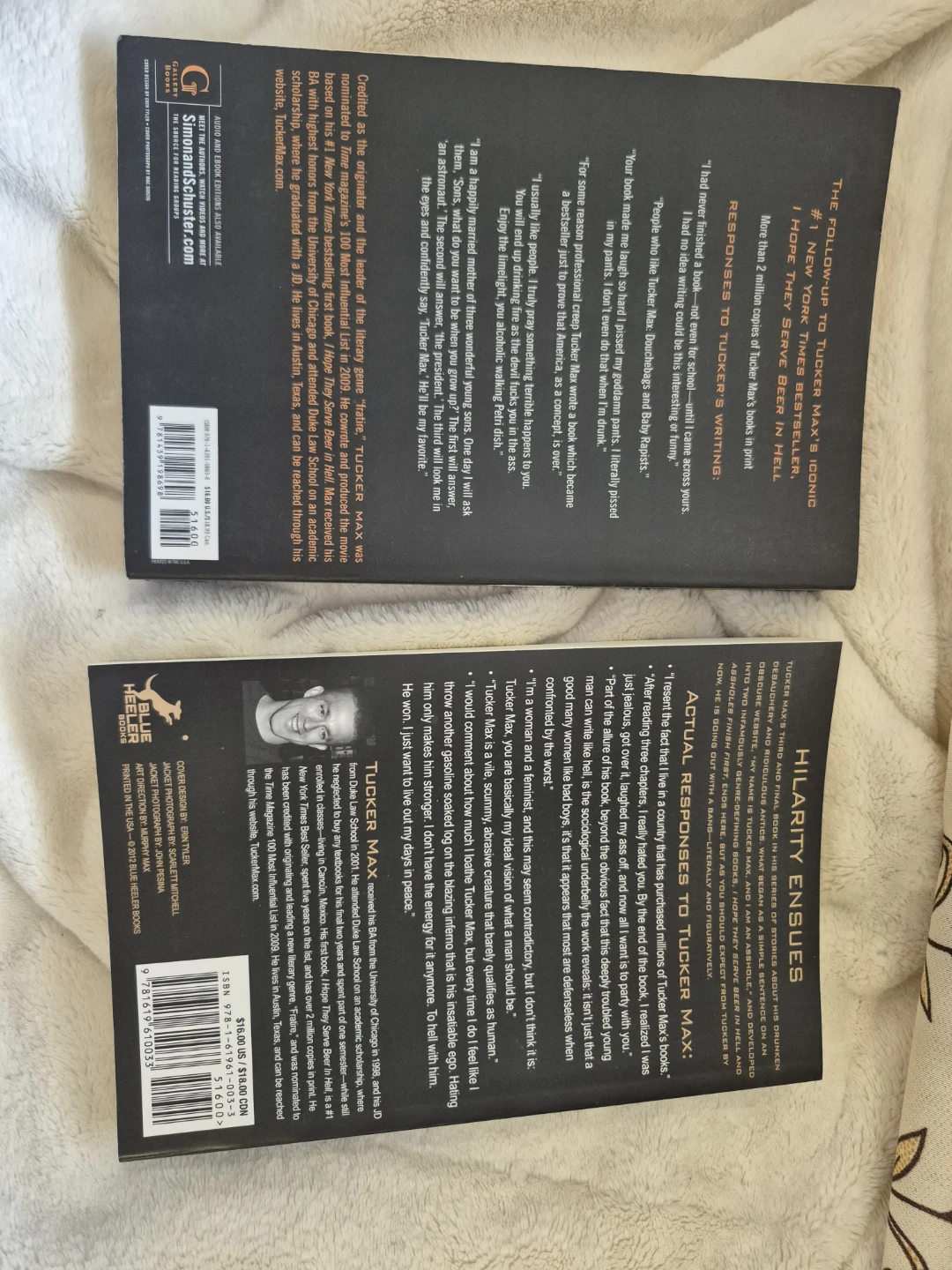 Assholes Finish First & Hilarity Ensues Books by Tucker Max - photo 2
