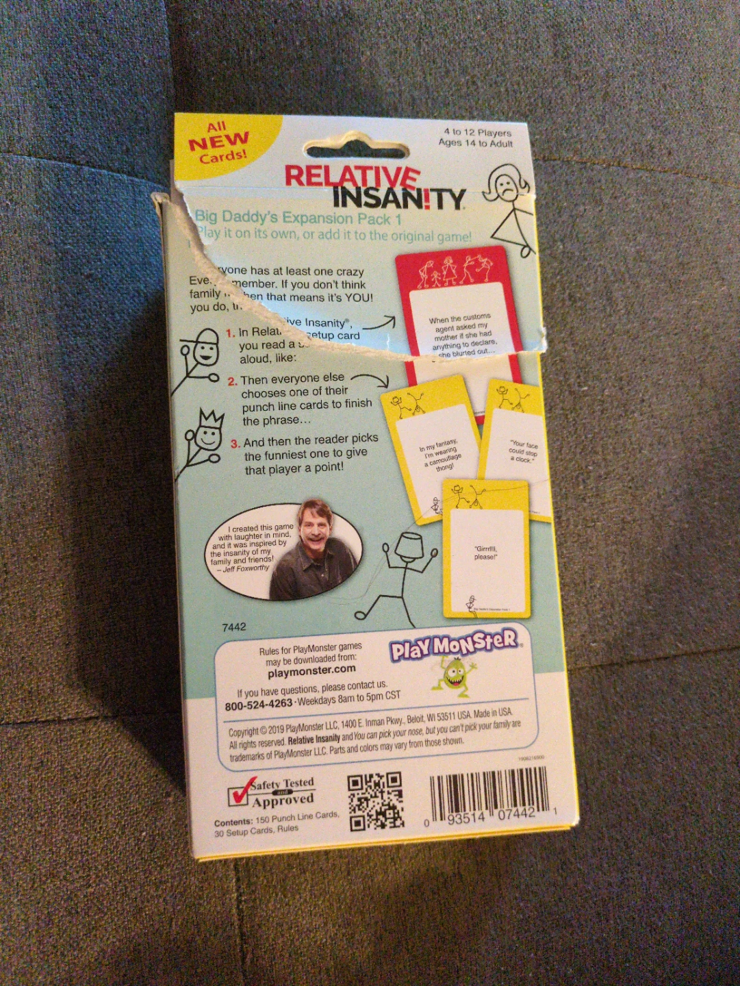 Relative Insanity Card Game - Big Daddy's Expansion Pack 1 - photo 2