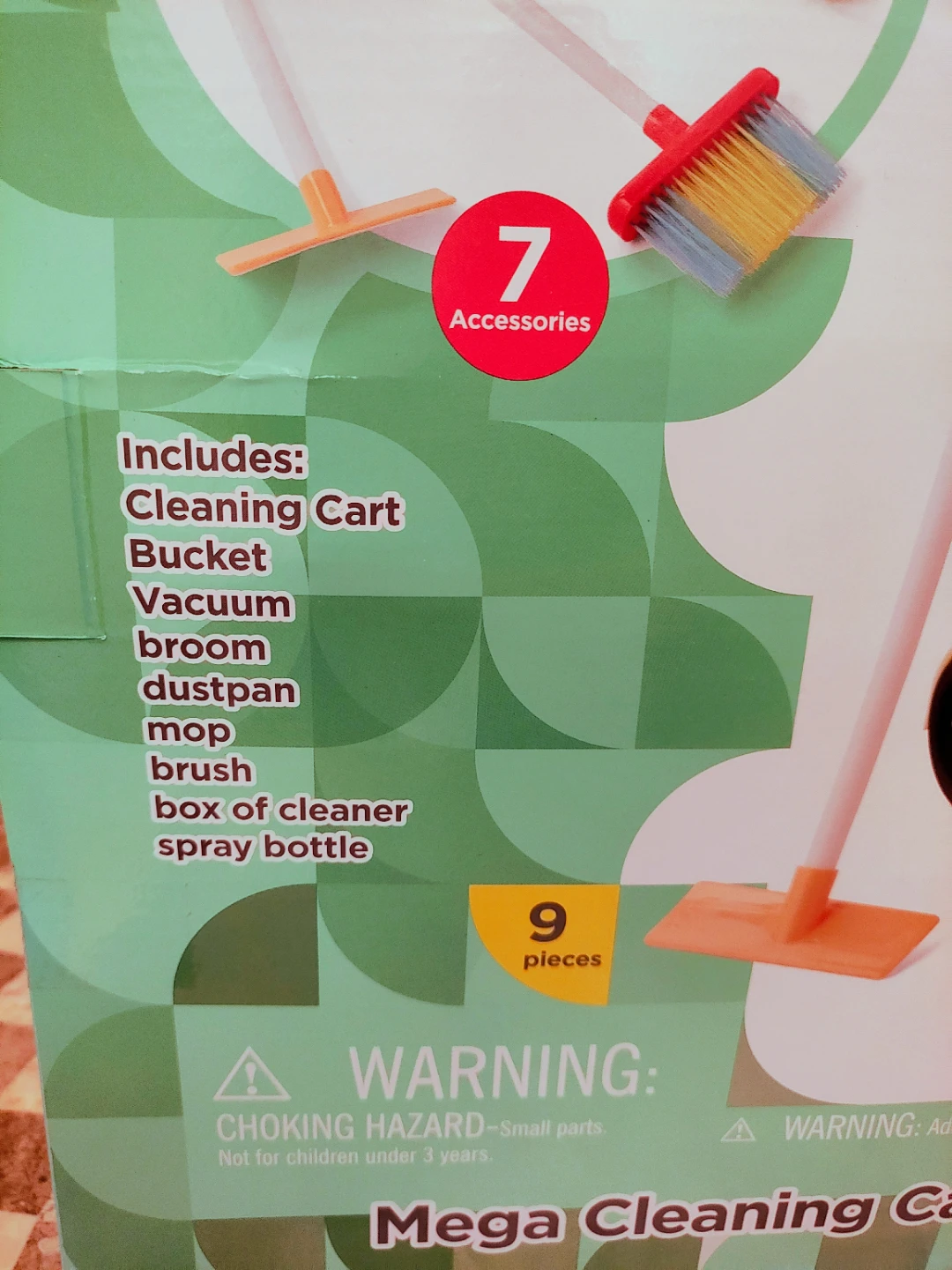 Just Like Home Mega Cleaning Cart Toy Set - photo 2