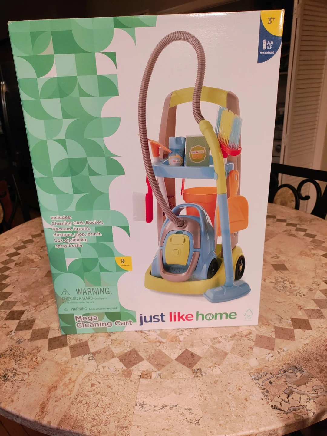 Just Like Home Mega Cleaning Cart Toy Set - photo 3