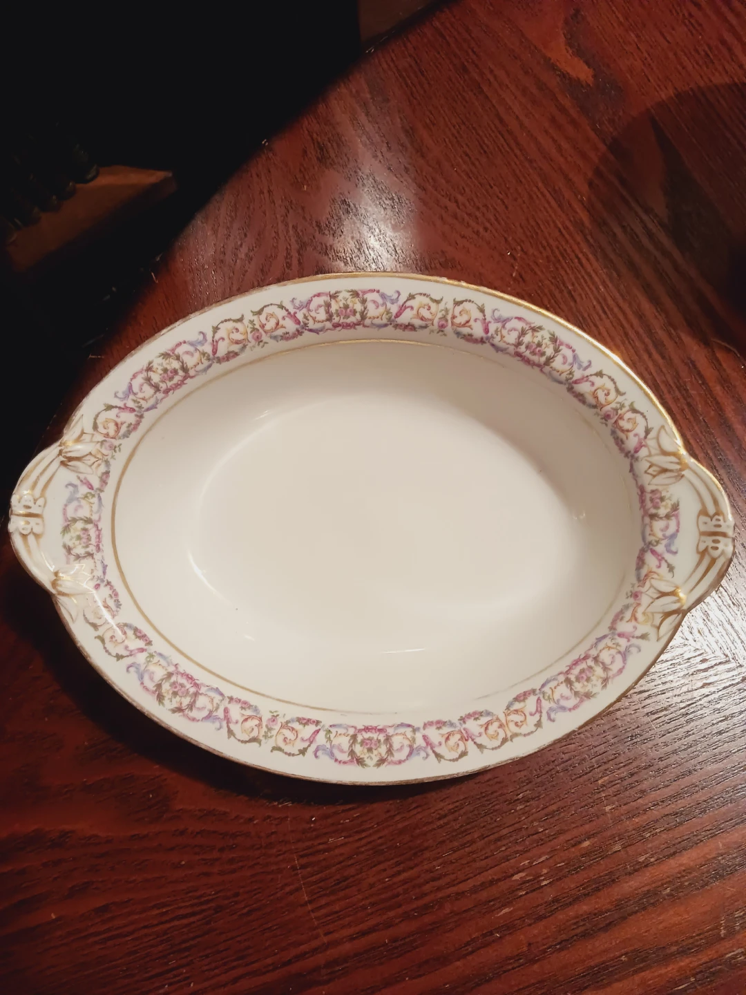 C. Ahrenfeldt Limoges France Oval Serving Bowl - photo 3