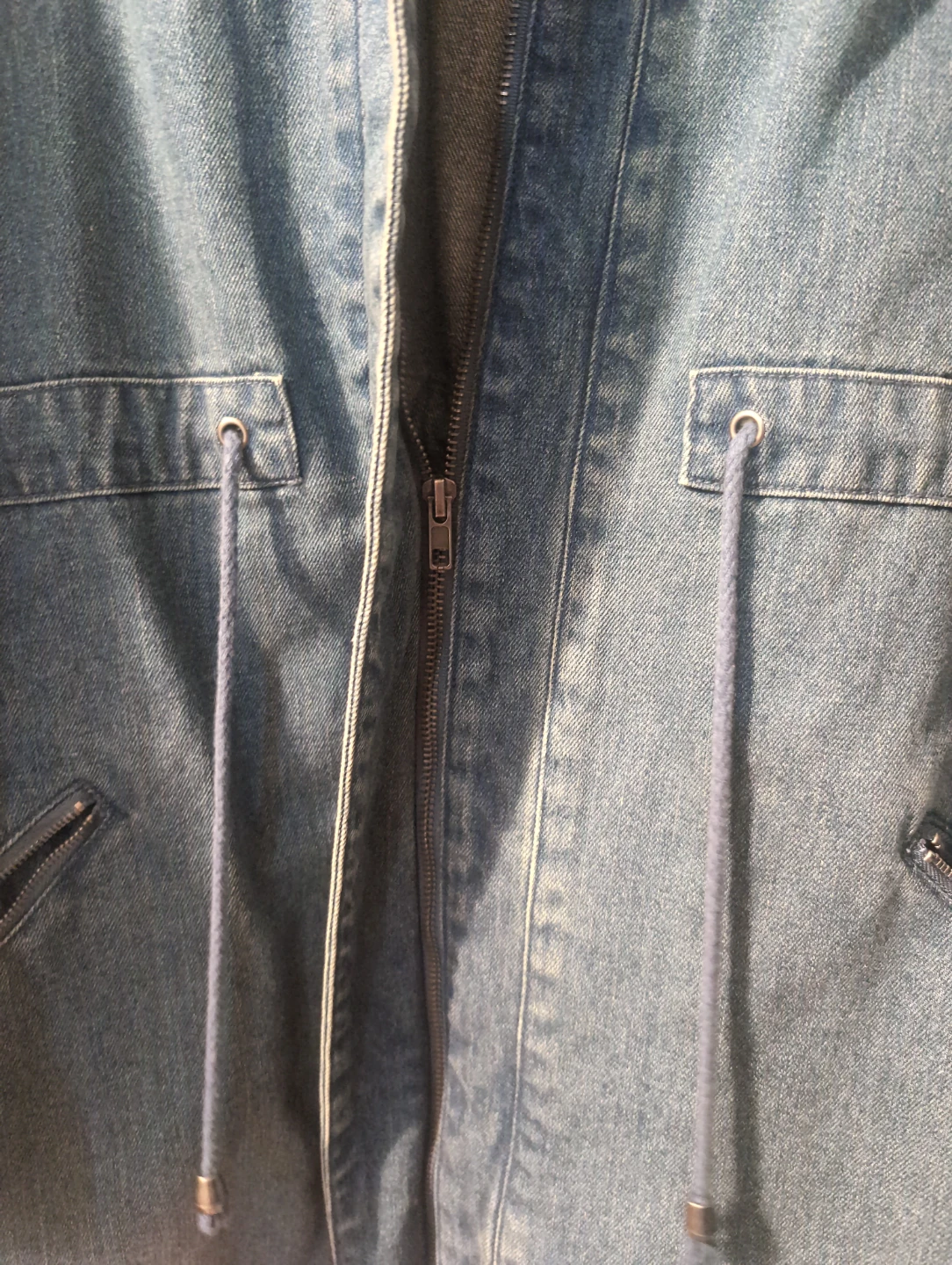 Forever 21 Denim Jacket with Sherpa Collar - photo 3