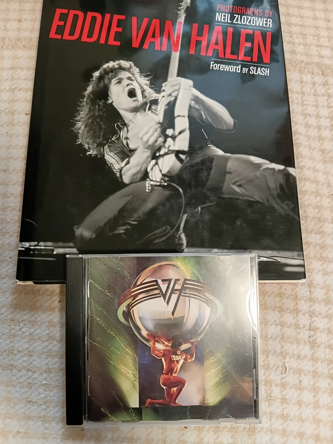 Eddie Van Halen Photographs Book and Van Halen CD