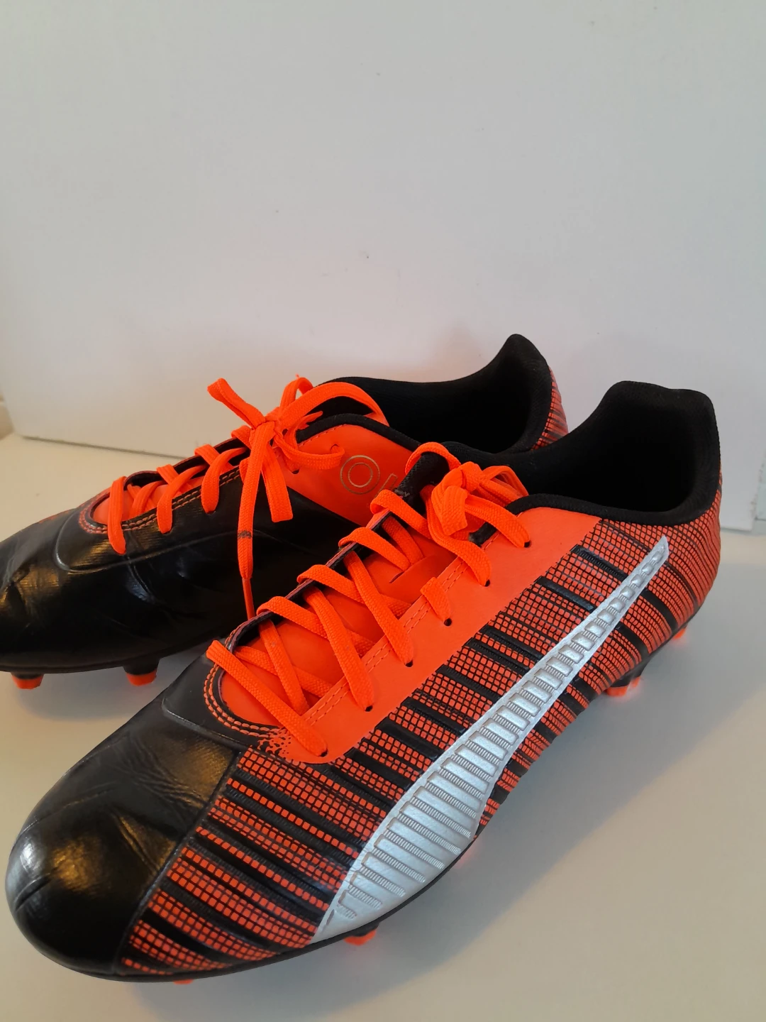 Orange Puma Soccer Cleats