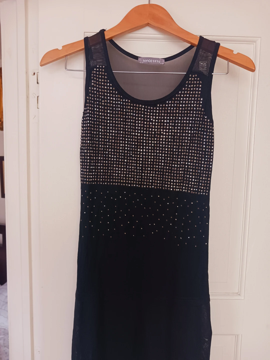 Vince Otto black studded tank top/ mini dress.size S. - photo 2