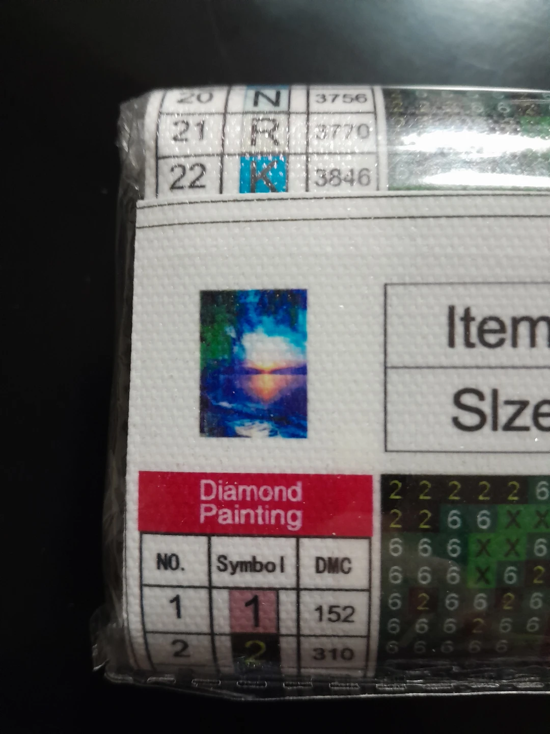 Diamond Painting Kit - Sunset Beach - 30*40cm - photo 2