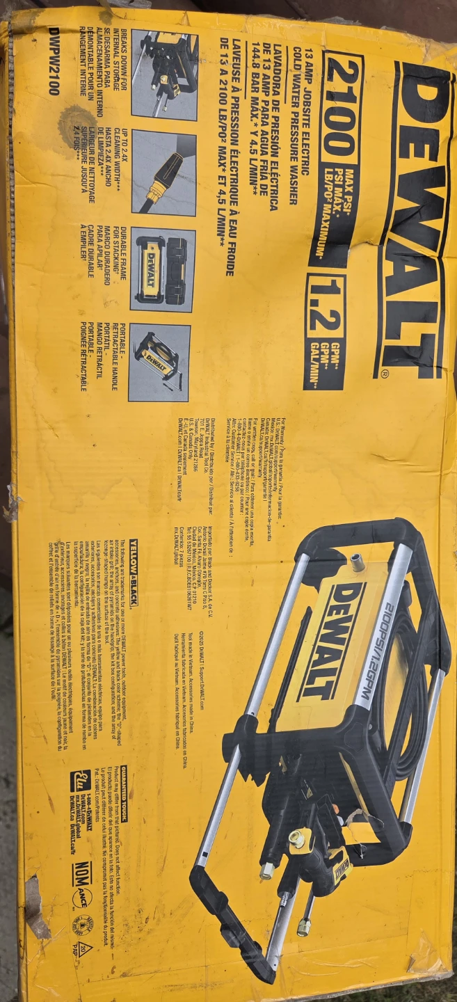 DEWALT 2100 PSI Electric Cold Water Pressure Washer - photo 4