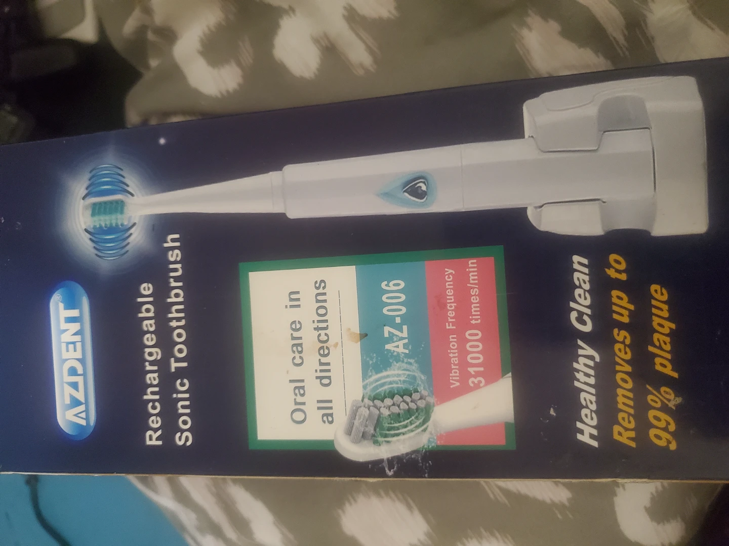 Azdent Rechargeable Sonic Toothbrush AZ-006