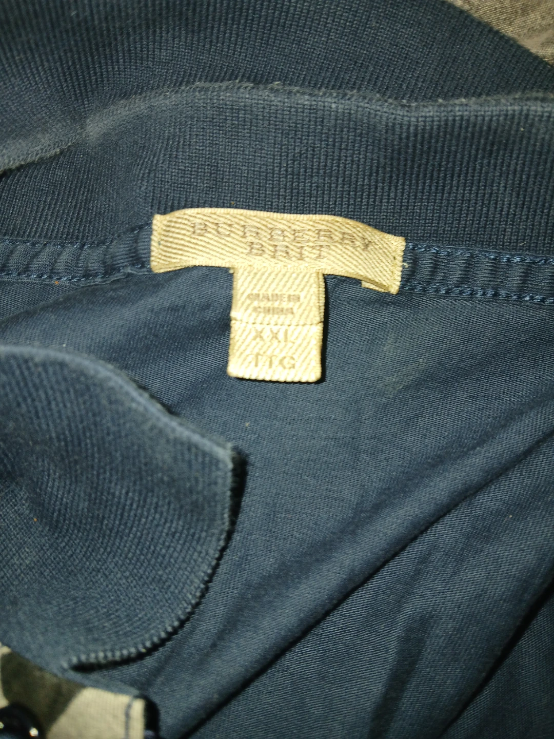 Burberry Blue Polo Shirt xxl - photo 2