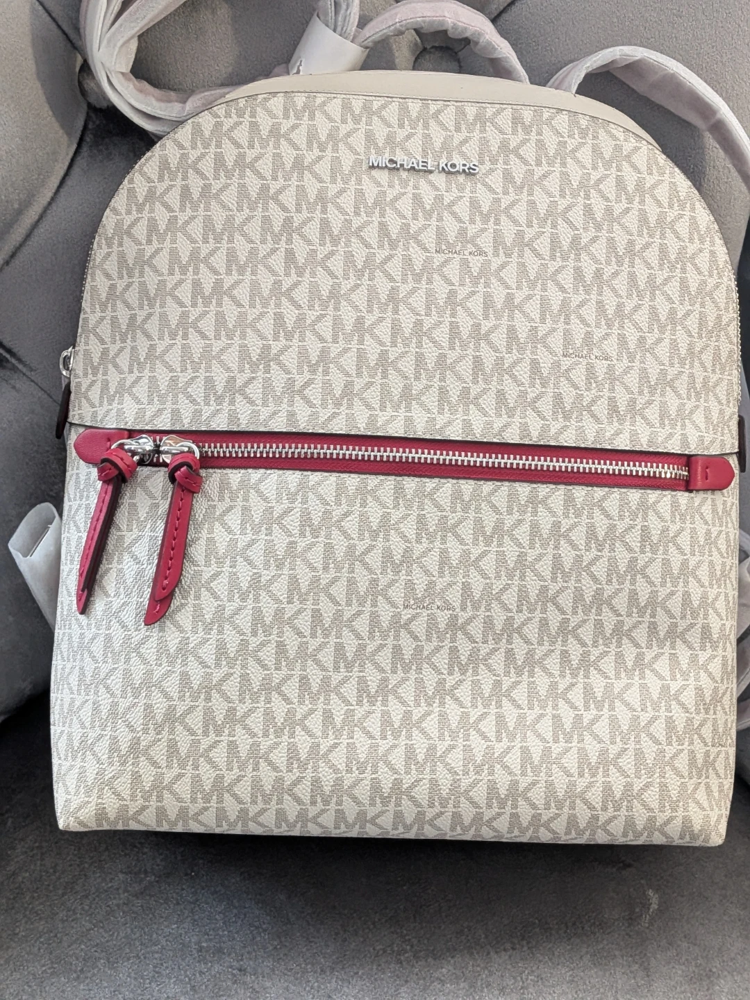 New Michael Kors MK Signature Backpack - photo 2