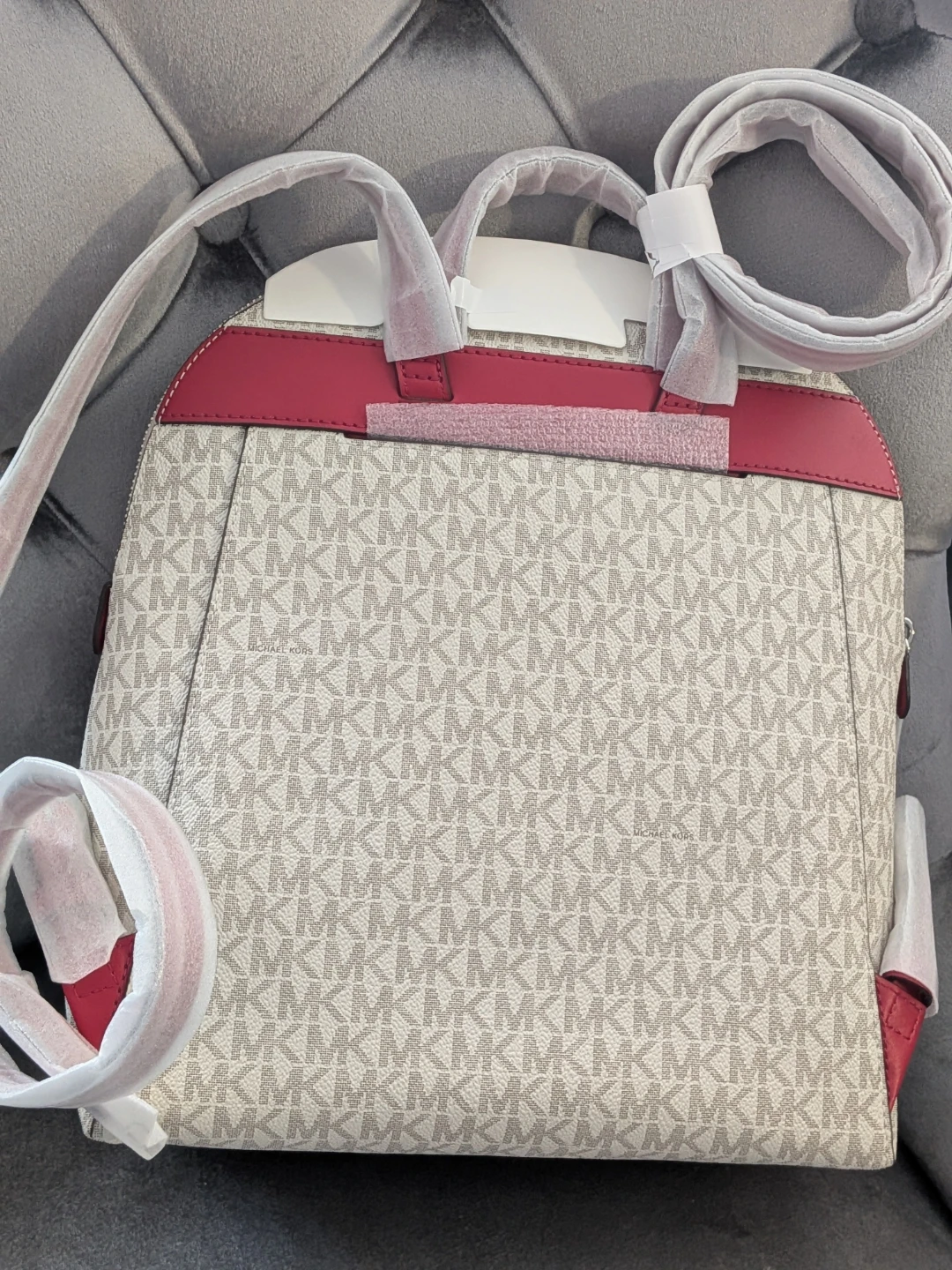 New Michael Kors MK Signature Backpack - photo 3
