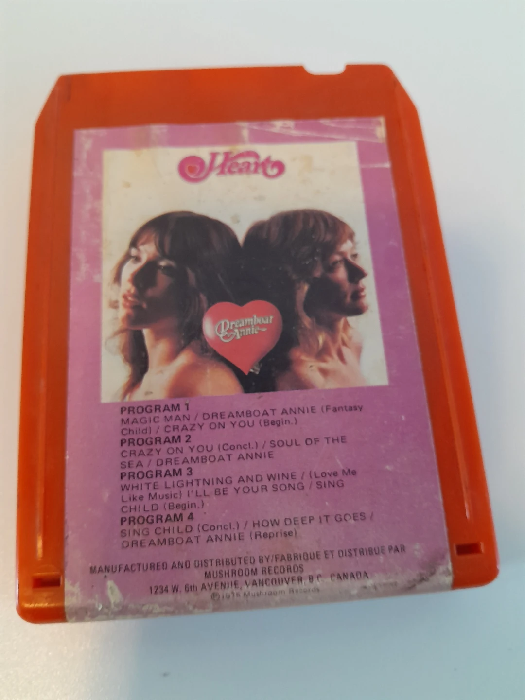 Heart Dreamboat Annie 8-Track Tape