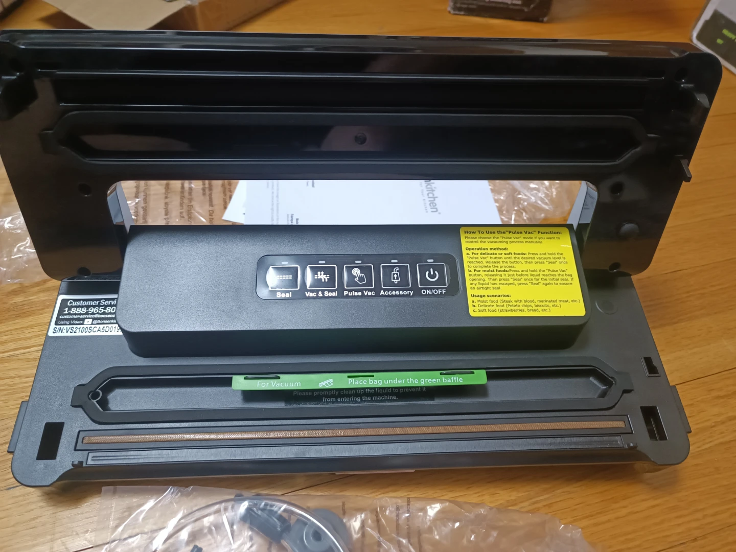 BonsenKitchen VS2100 Vacuum Sealer Machine - photo 3