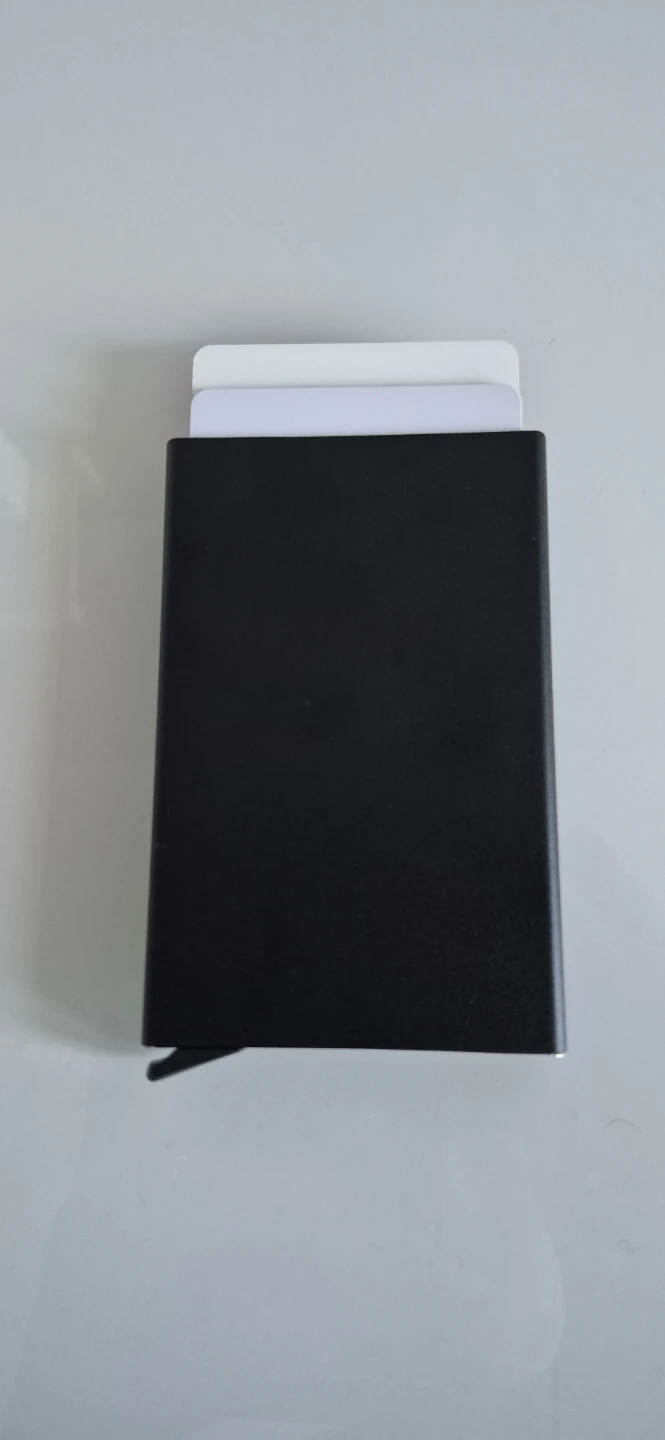 Premium Aluminum RFID Wallet – Slim Card Holder – 3 Colors - photo 2