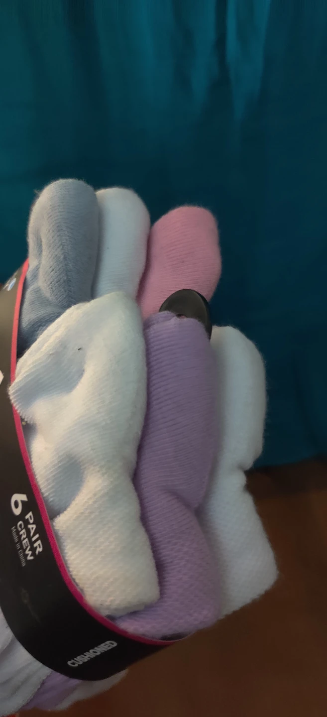 Adidas Girls' Cushioned Crew Socks - 6 Pair Pack - photo 5