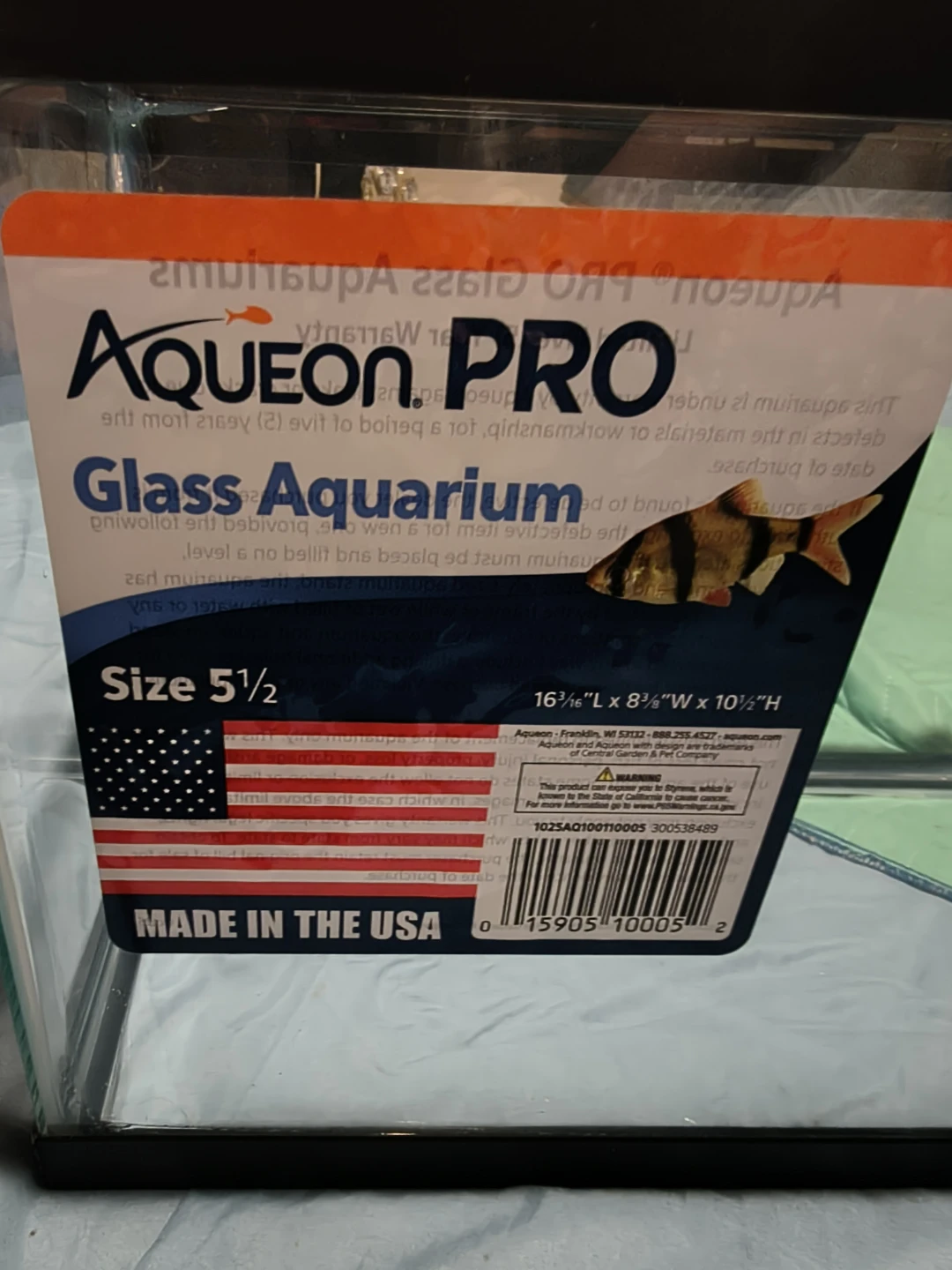 Aqueon PRO Glass Aquarium 5 1/2 Gallon - photo 2
