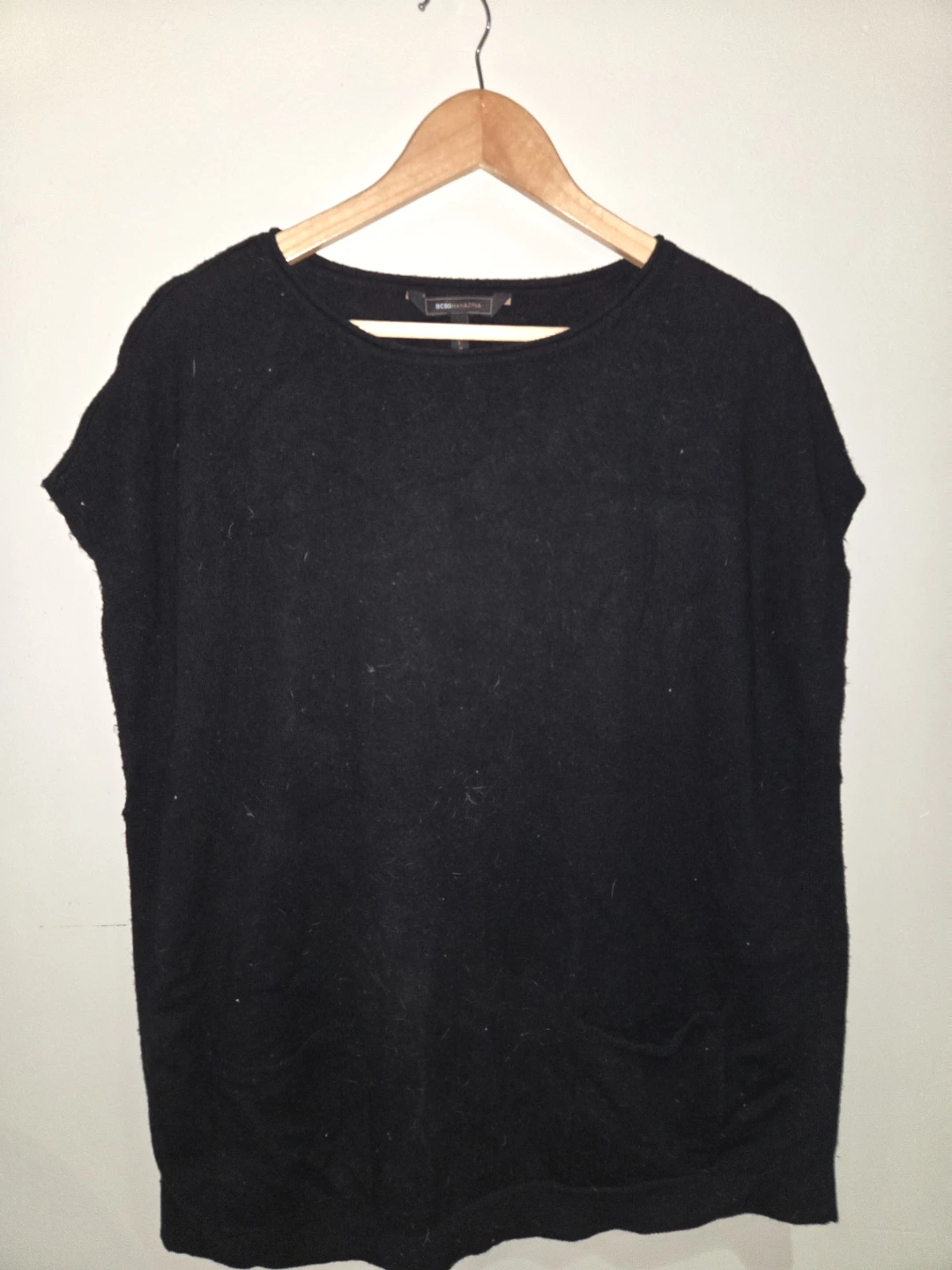 BCBGMAXAZRIA Black Lambswool Sweater - Size M