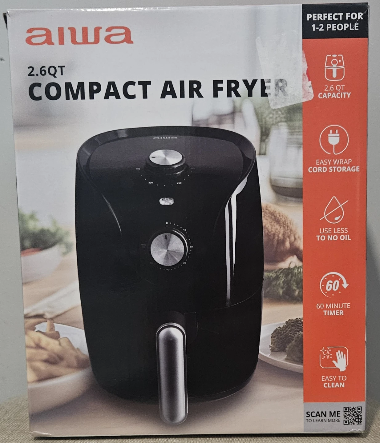 AIWA 2.6QT Compact Air Fryer - photo 3