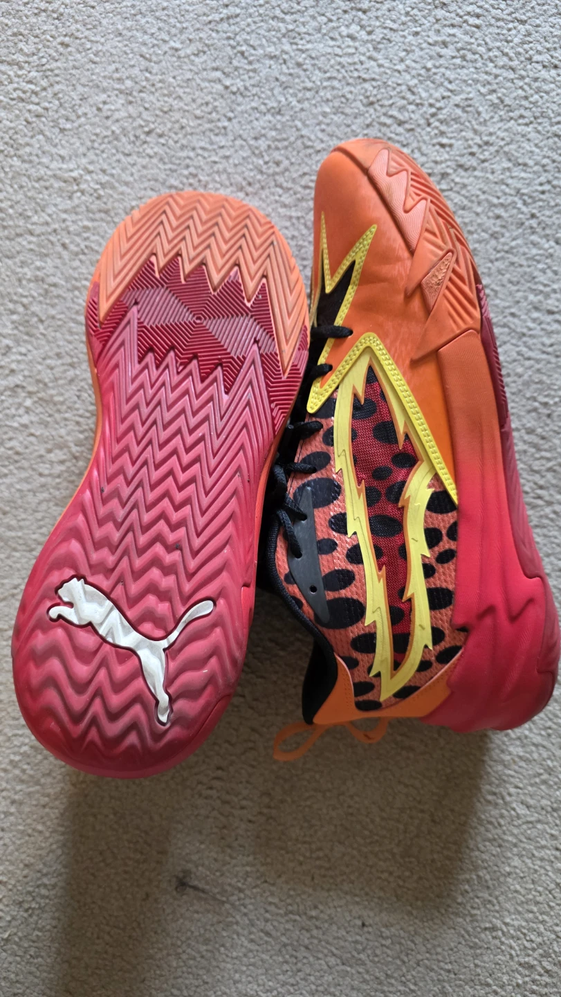 Puma Basketball Shoes Orange/Red/Yellow - photo 3