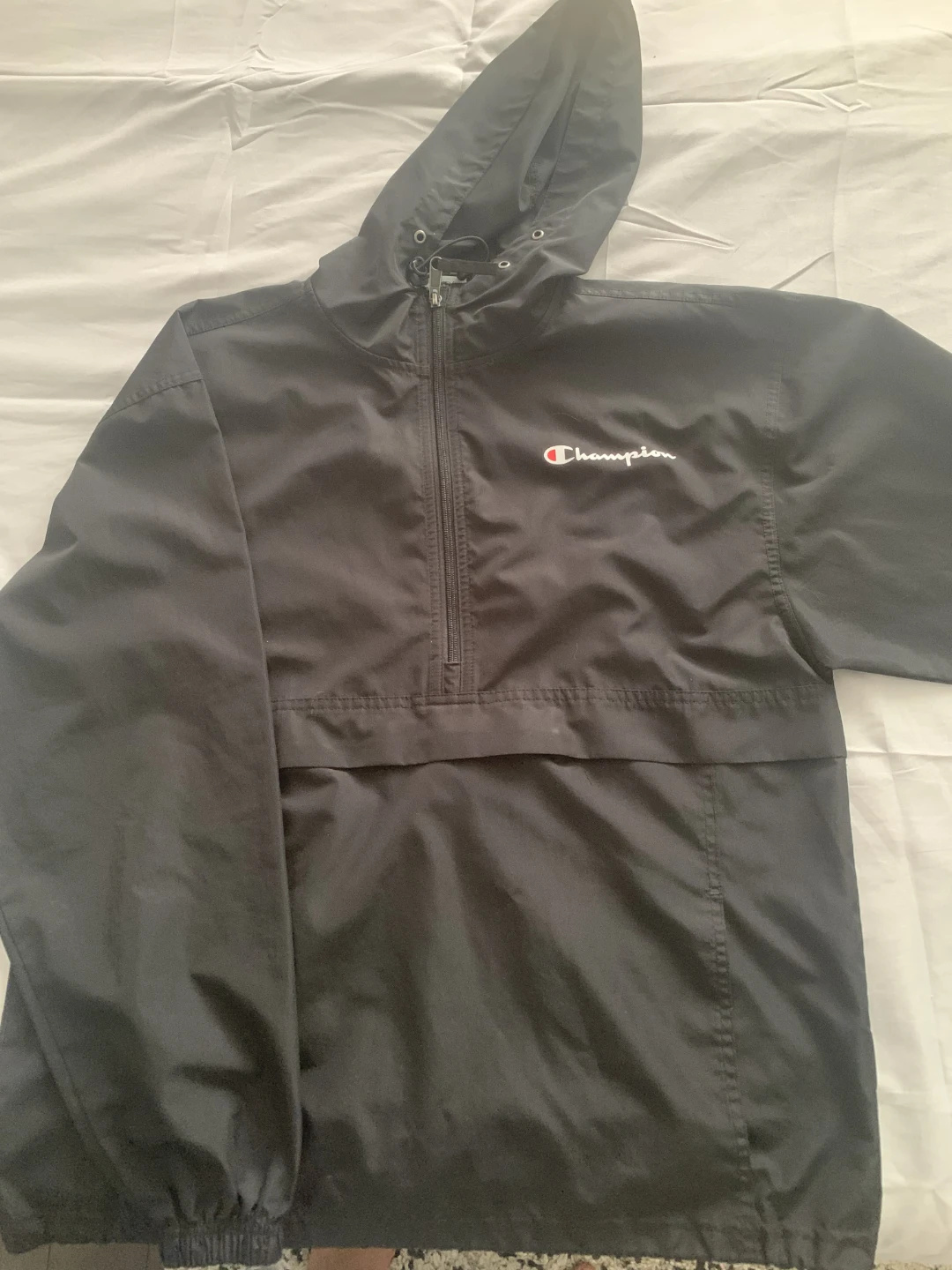 Champion Black Hooded Anorak Jacket - photo 2