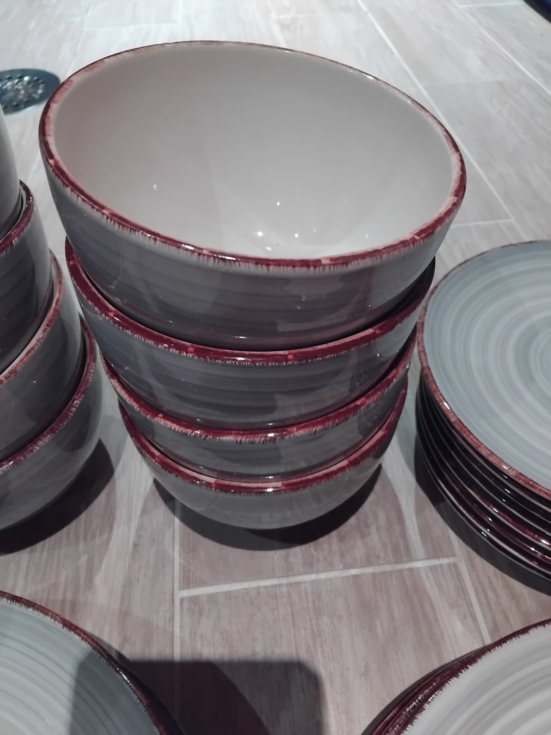 Royal Norfolk swirl dinnerware set - photo 4