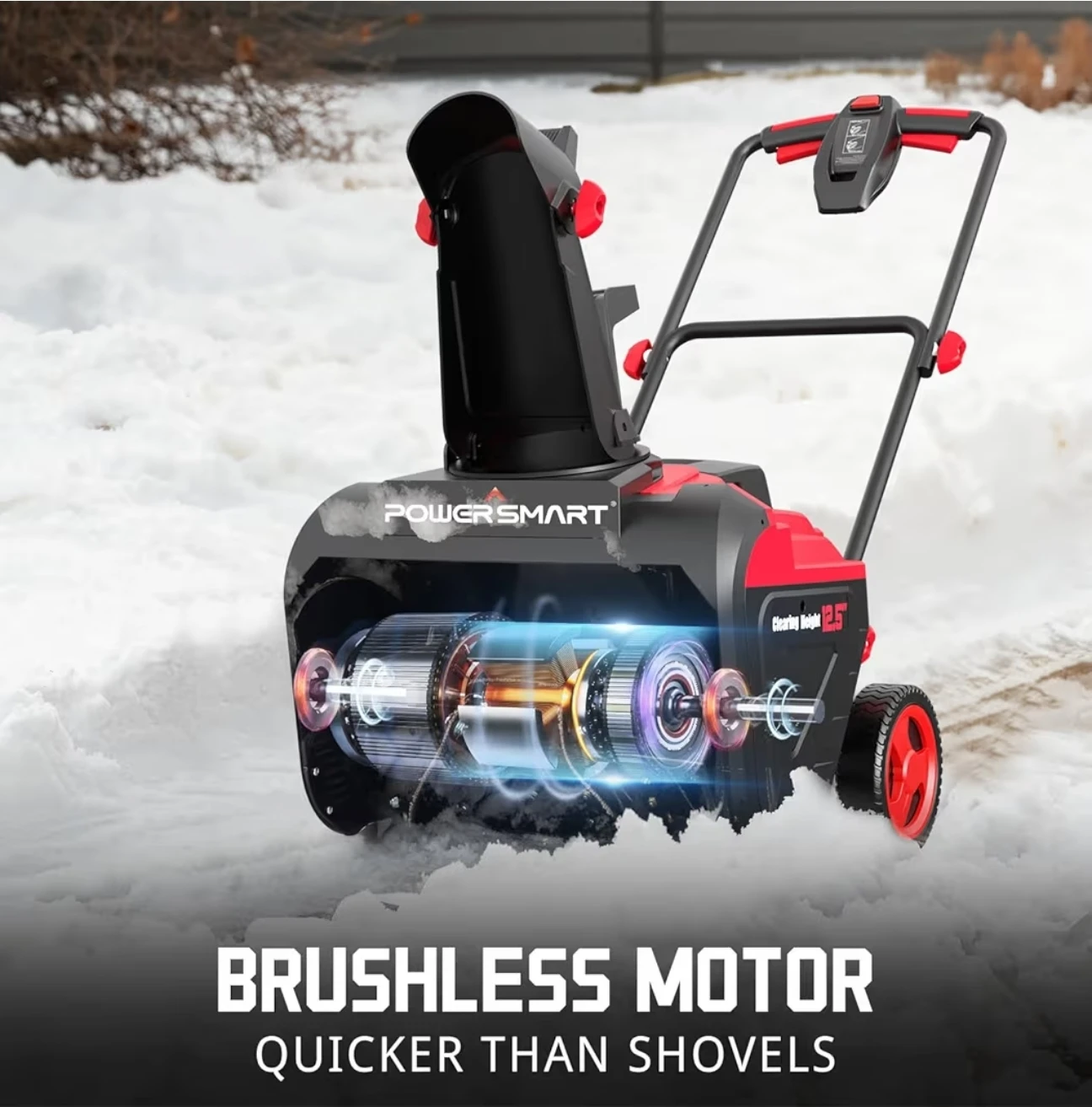 PowerSmart 80V 21-Inch Cordless Snow Blower - photo 4
