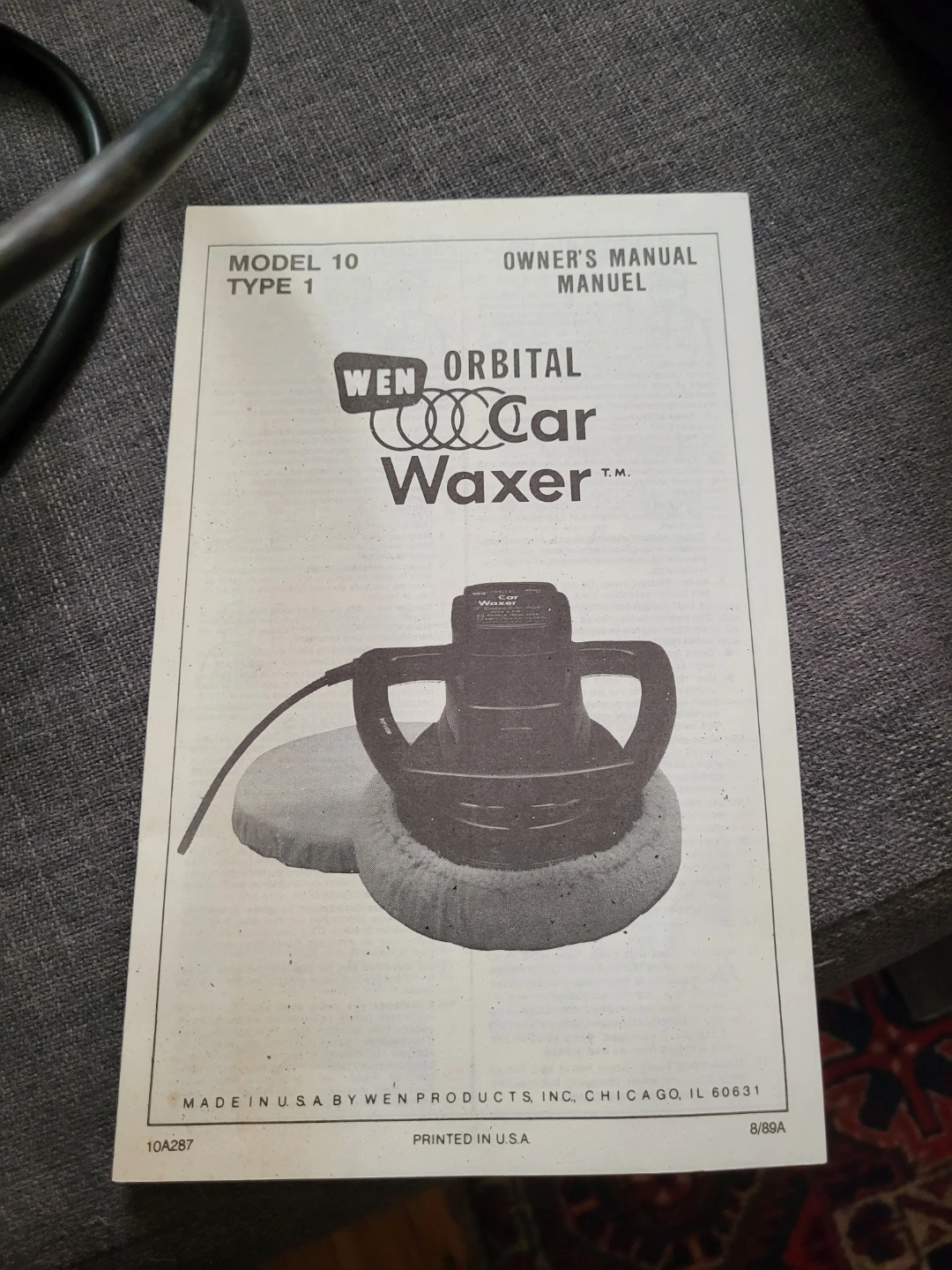 WEN Model 10 Type 1 10" Random Orbital Car Waxer Buffer Polisher - photo 5