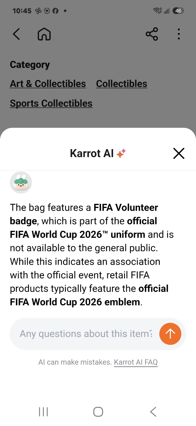 Adidas FIFA World Cup 2026 Volunteer Bag - photo 2