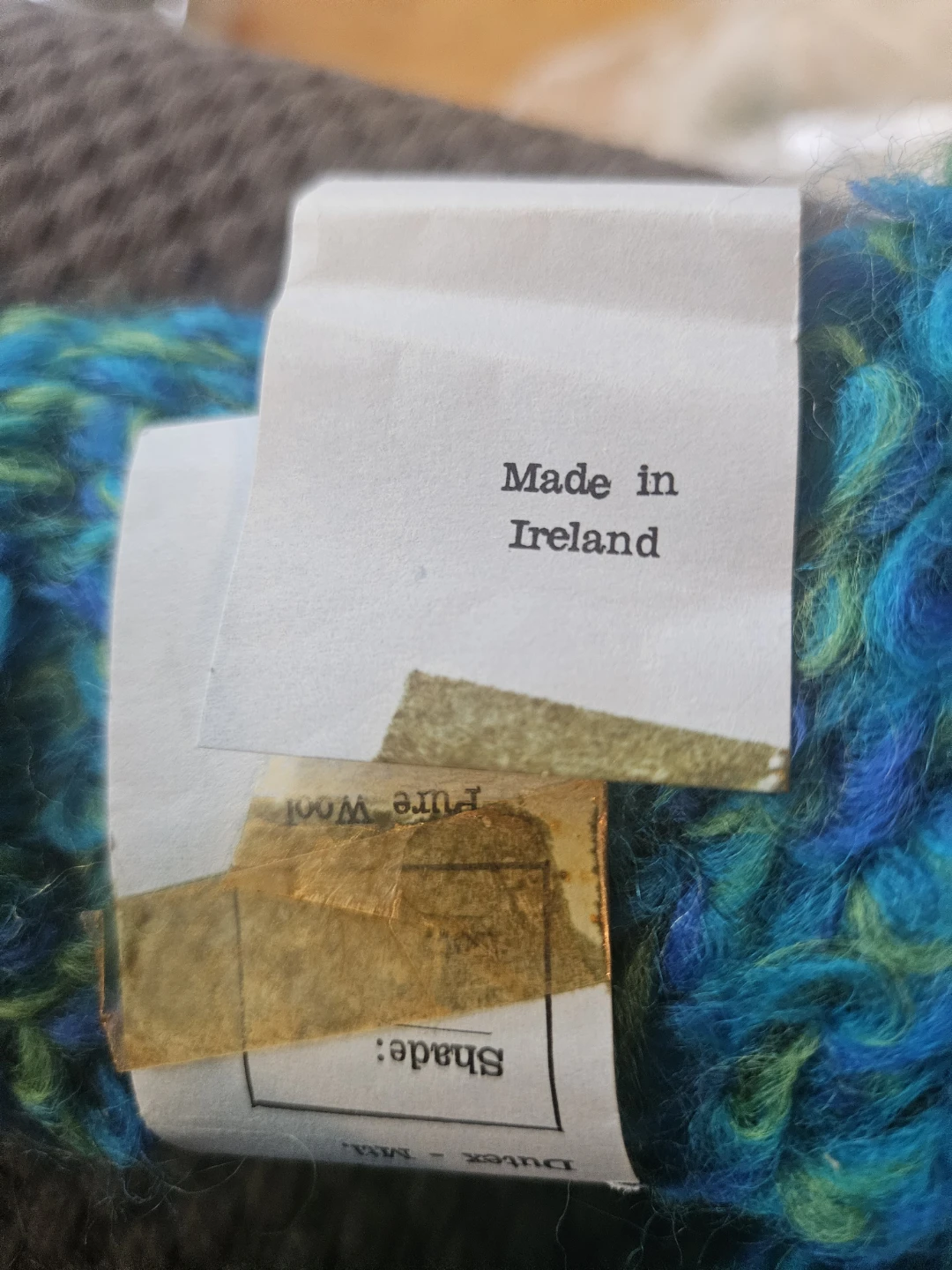 Spun-Gold 100% wool from Ireland - photo 2