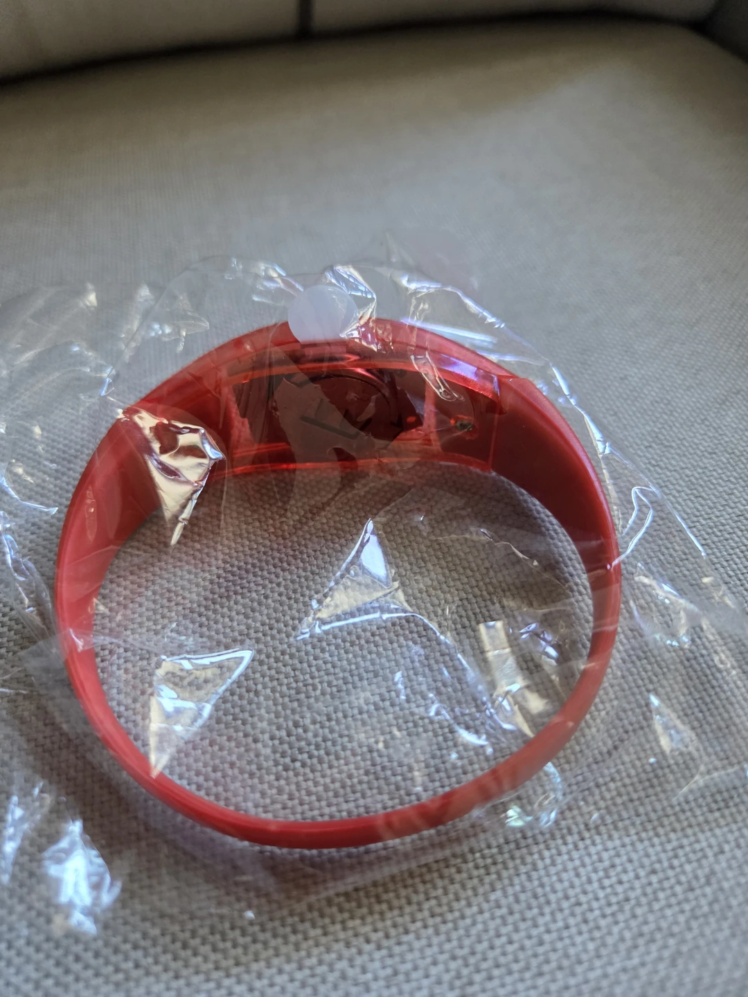 Red LED Slap Bracelet - photo 2