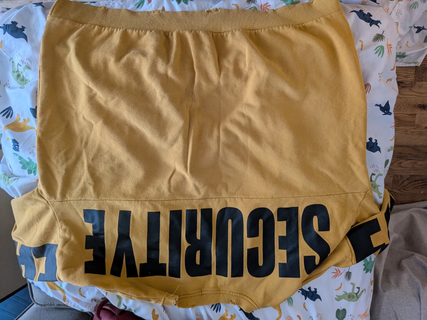 Yellow "AUTOMAGIC SECURITY" Sweatshirt - photo 5
