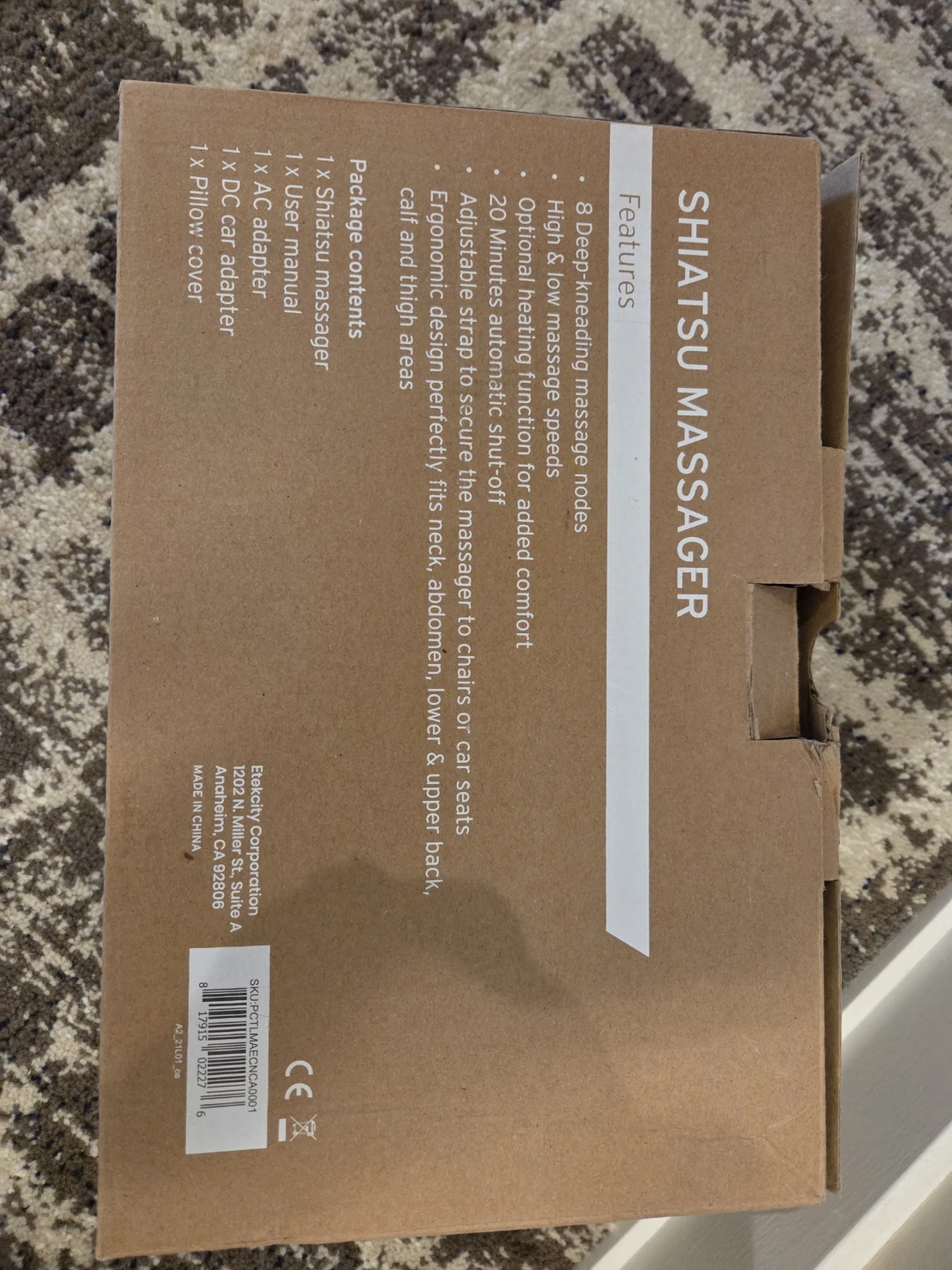 Etekcity Shiatsu Massager with Heat - photo 5