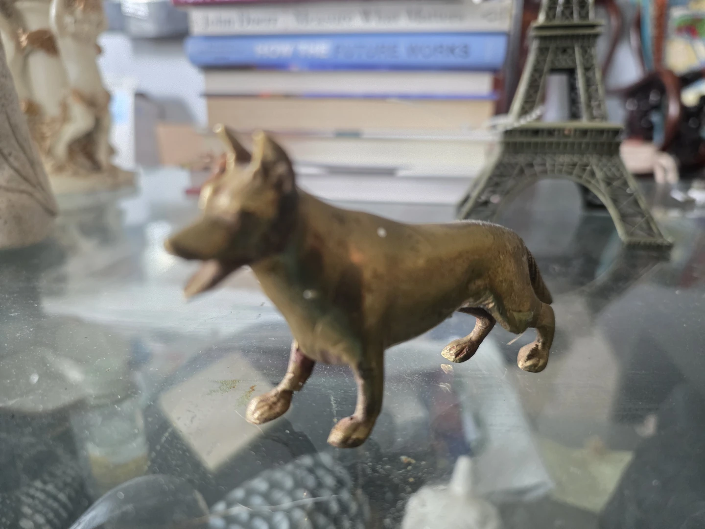 Brass Dog Figurine