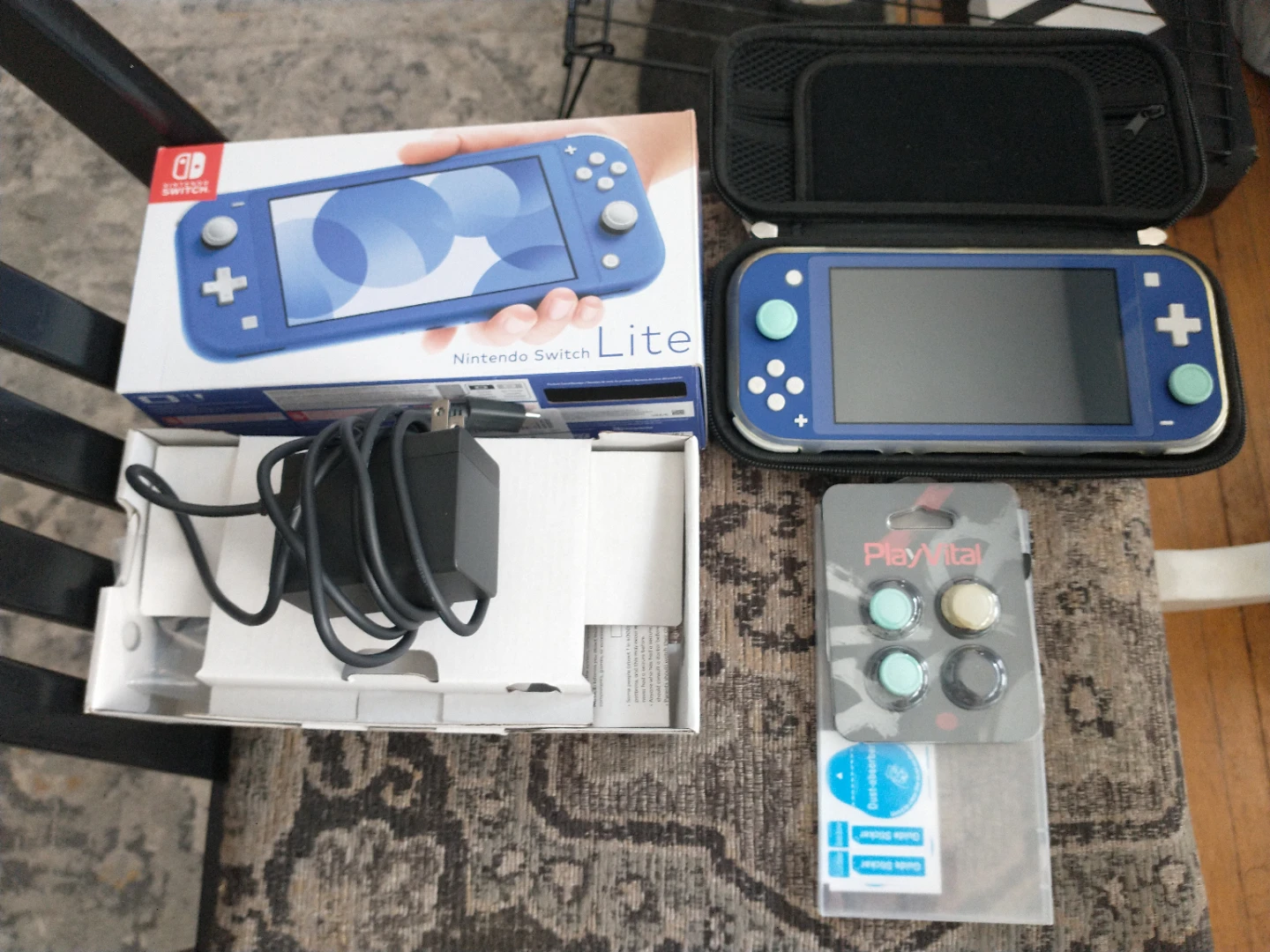 Nintendo Switch Lite - Blue 32gb + travel case