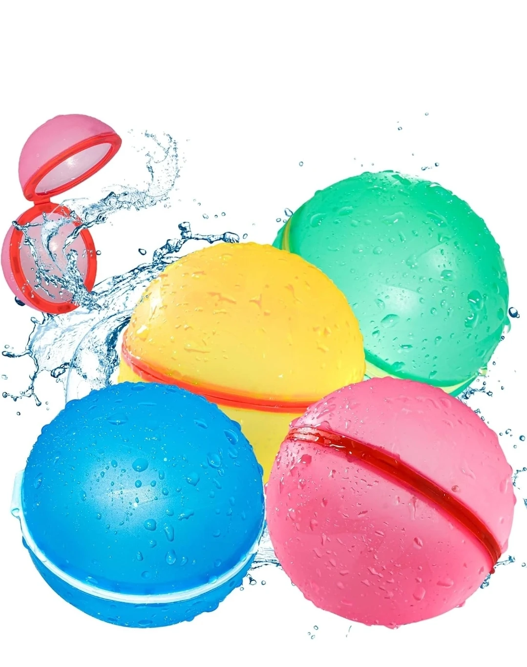 ❤️ Reusable Magnetic Water Balloons (Pack of 12) - New - photo 3