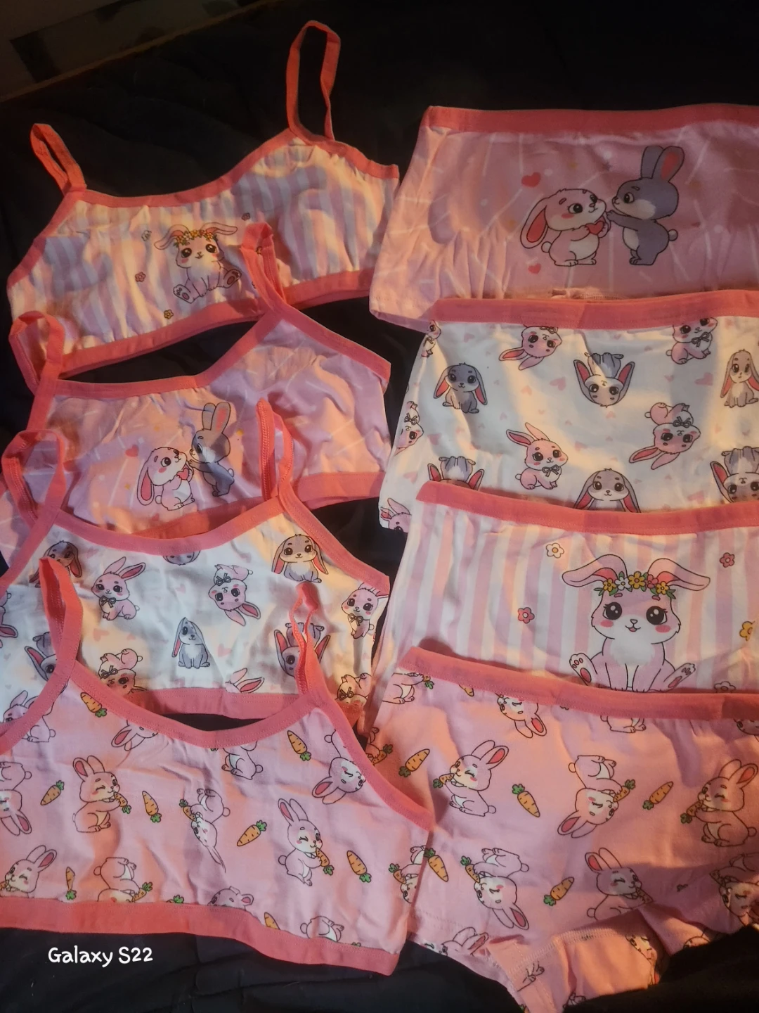 Girls 4-Piece Bunny Underwear Set Size 10Y - photo 2