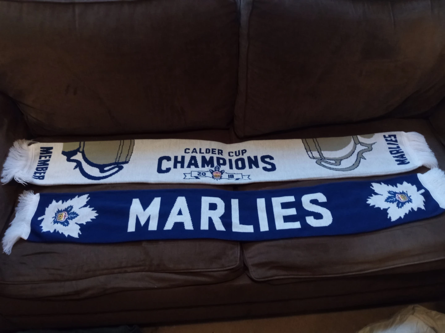 Marlies & Toronto Skyline Scarves - 2018 Calder Cup Champions