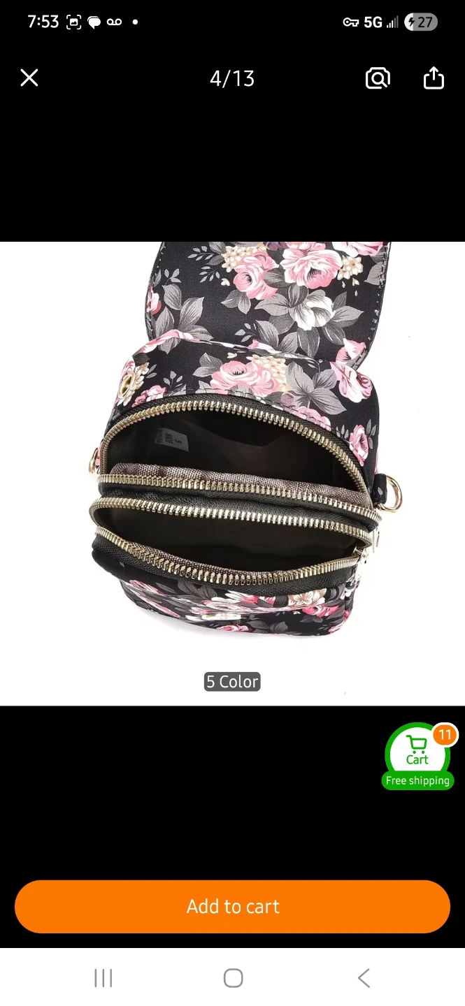 Floral Crossbody Bag - photo 3