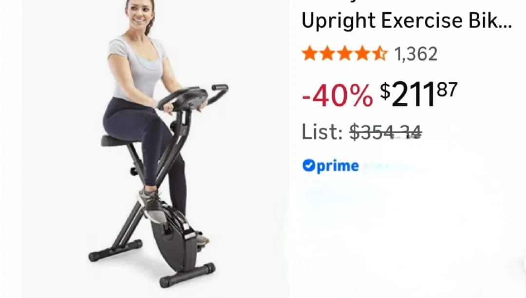 XTERRA Folding Exercise Bike