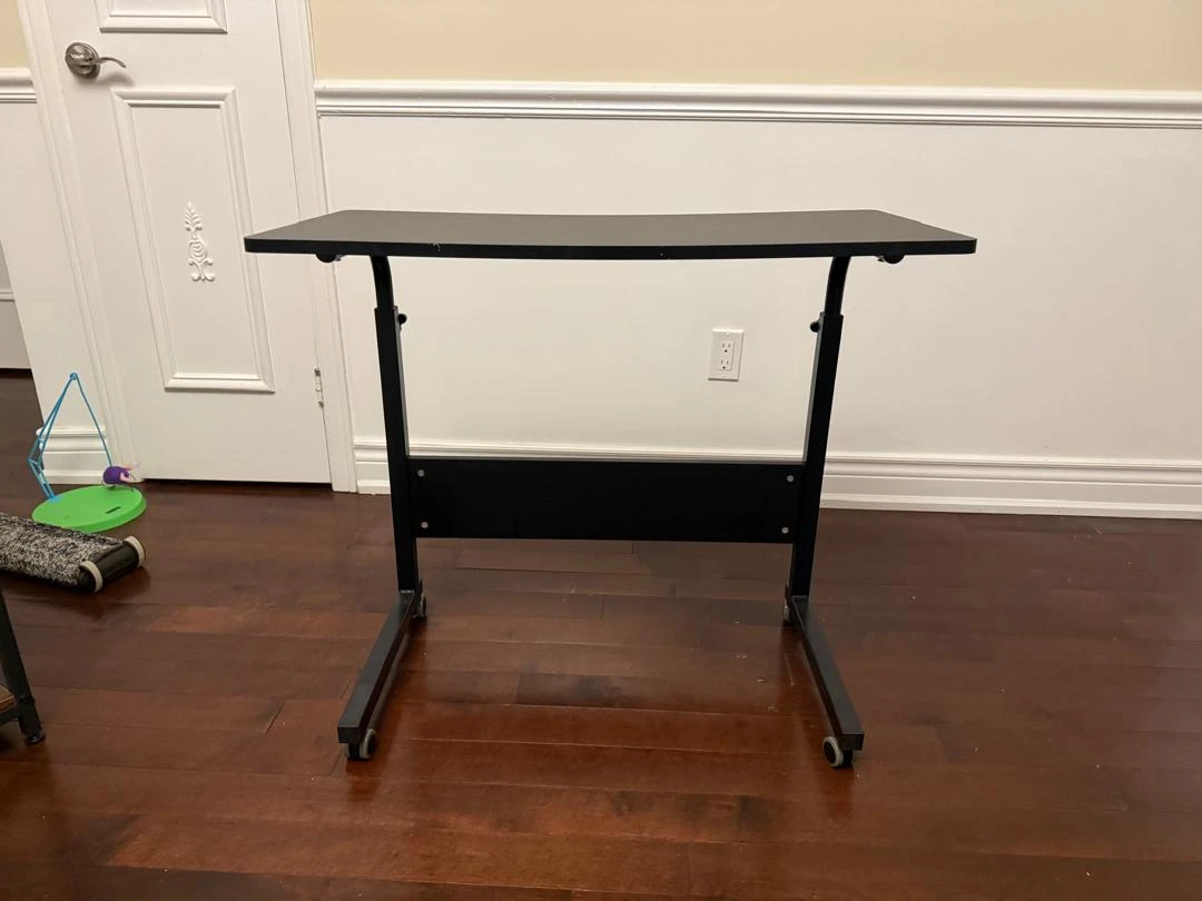 Adjustable Height Rolling Desk