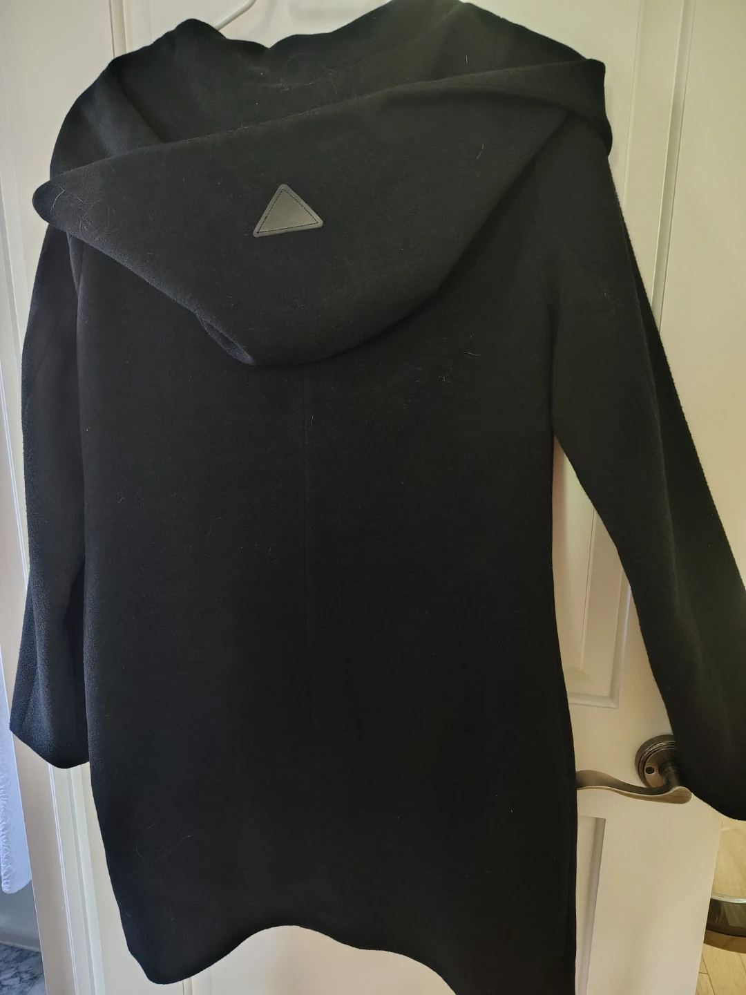 BNWT Point Zero Montreal Black Melton Coat Size Small - photo 5