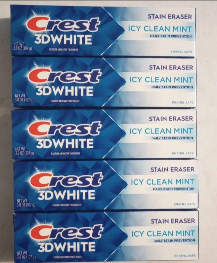 Crest 3D White Stain Eraser Toothpaste - 5 for $15