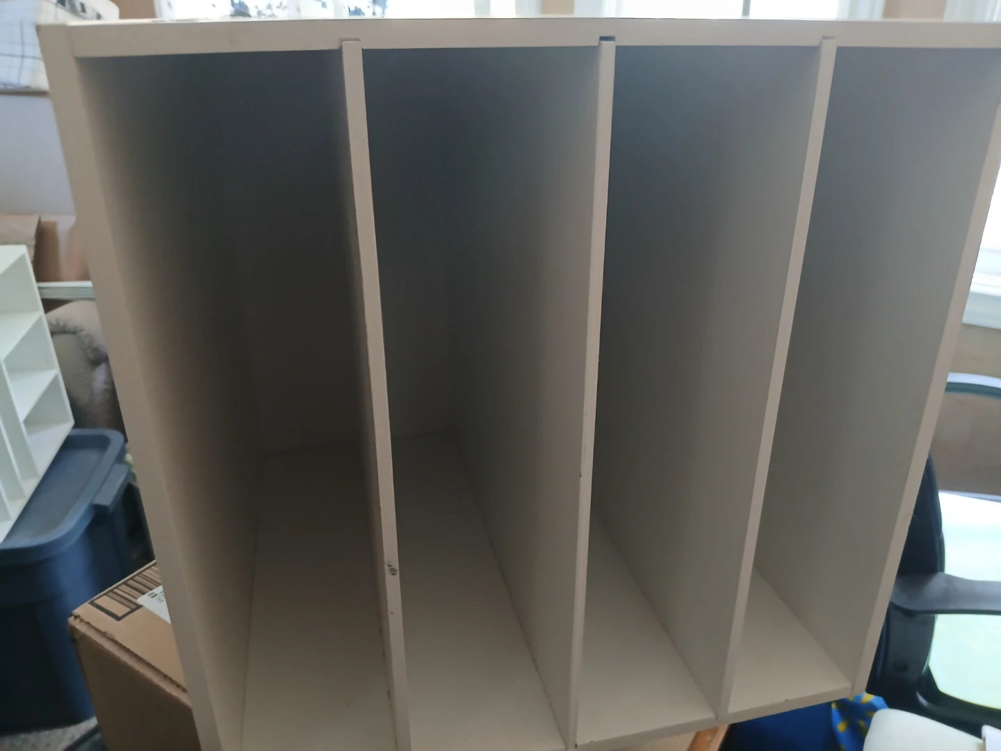 White Wood Organizer  Storage - photo 4