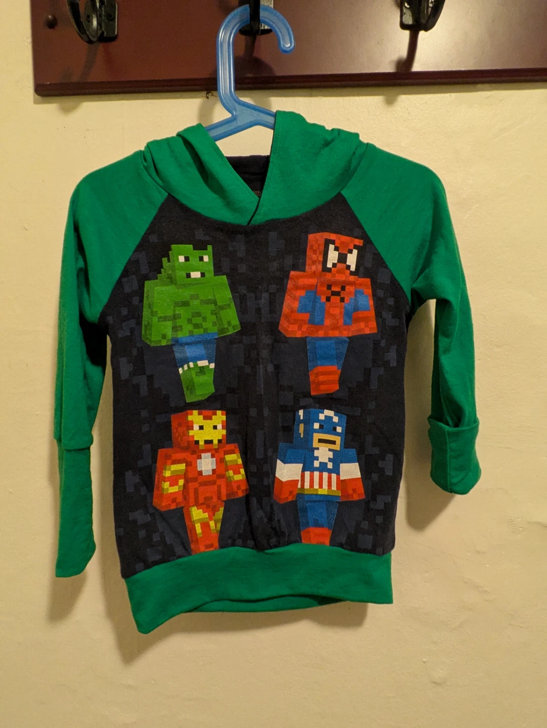 Grow With Me Avengers & Minecraft  Hoodie - photo 3