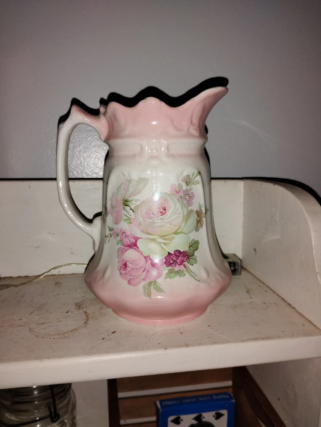 Old Foley "James Kent Ltd" Pink Floral Pitcher