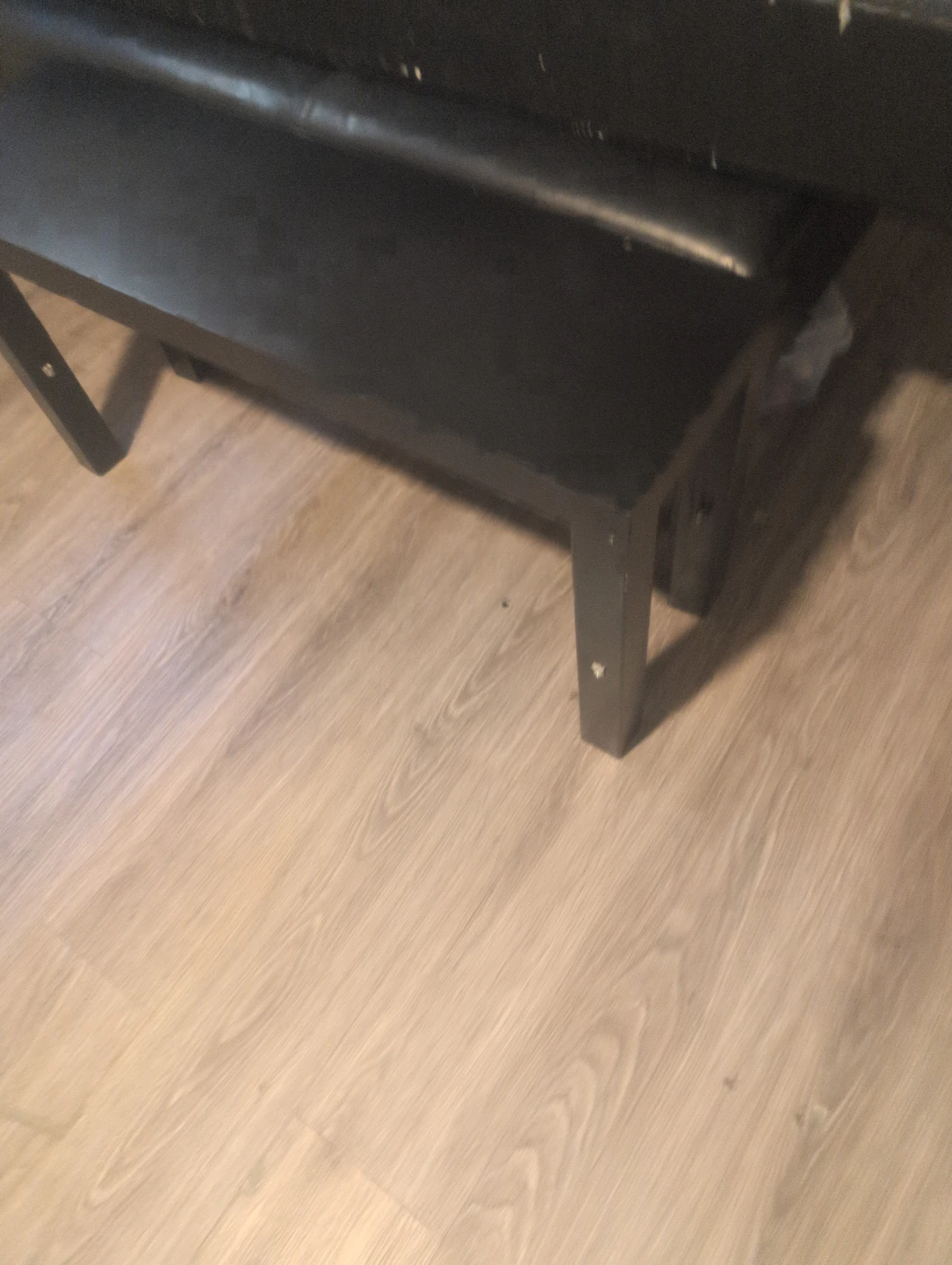 Black Wooden Step Stool